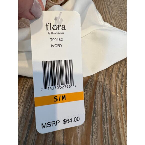 Flora Nikarooz Kit White Lace Trim Wrap Robe - Picture 7 of 9